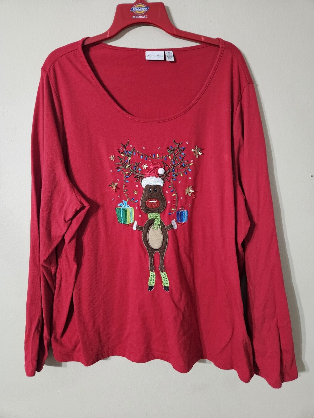 Kim Rogers Rudolph Christmas Shirt 3XL